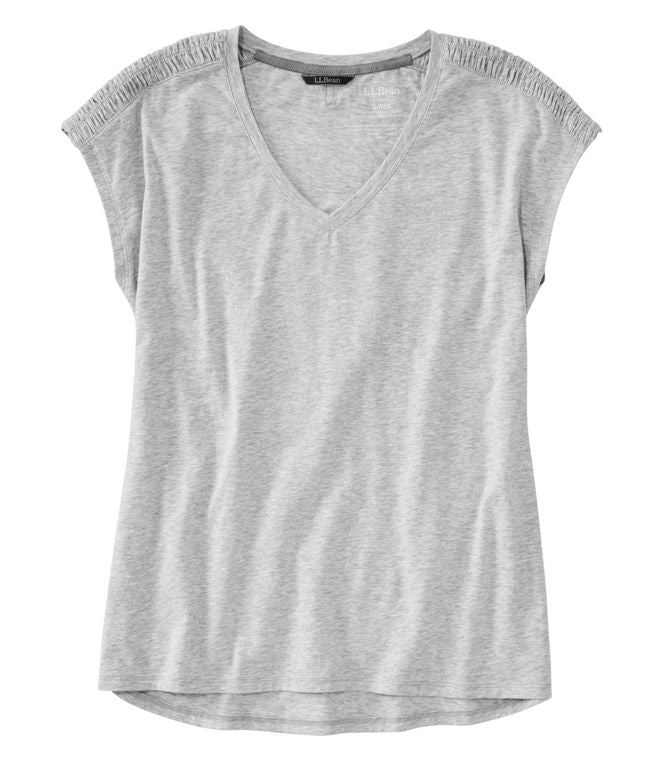 Beyond Soft Short Sleeve Vneck Tee Women's Regular