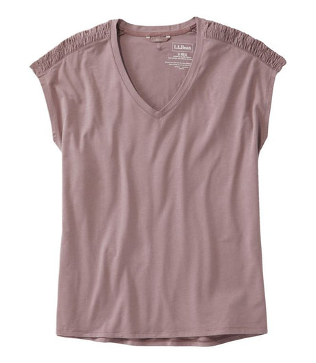 Beyond Soft Short Sleeve Vneck Tee Women's Regular